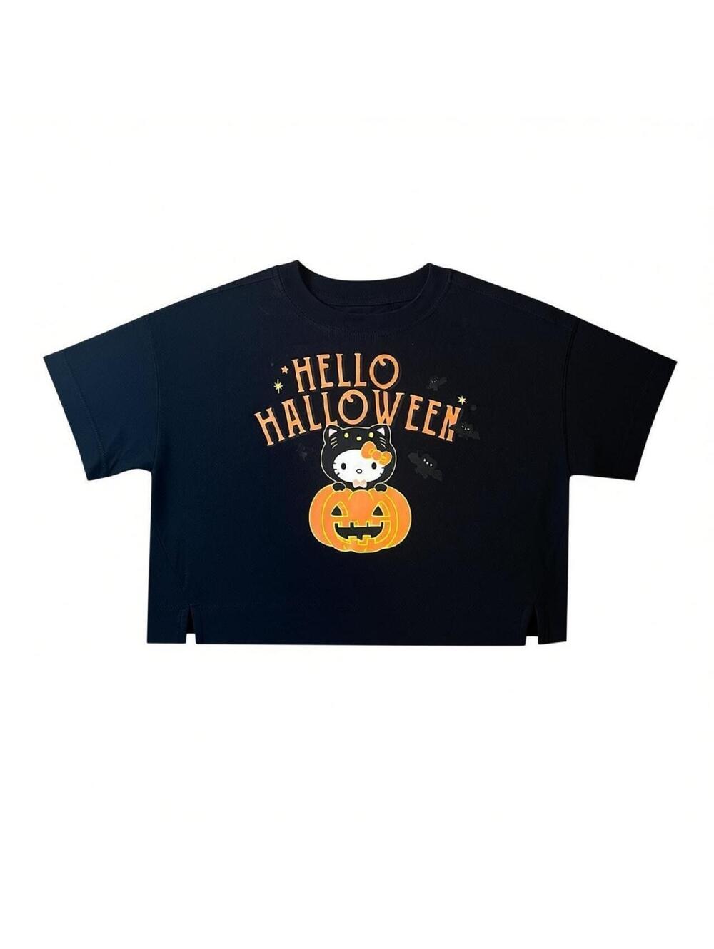 Hello Kitty Happy Halloween Crop Top
